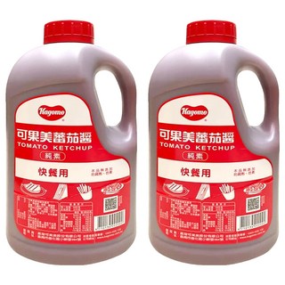 KAGOME 可果美 蕃茄醬 快餐用, 品質保證，不含人工色素, 3.15kg, 2桶