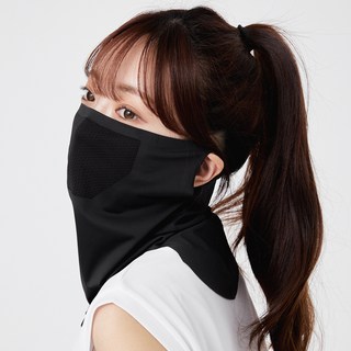 BaseAlpha Essential 防紫外線機能性口罩 M尺寸 2入組, 黑色, M