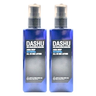 DASHU 男士海洋深層水多效合一乳液, 7種草本萃取物, 改善出油, 清爽的凝膠質地, 153ml, 2瓶