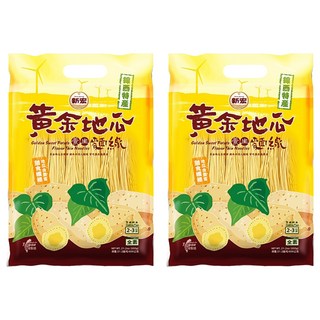 新宏 黃金地瓜養生麵線, 台灣特產，麵條, 2包, 600g