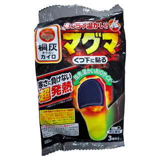 桐灰化學 足部用貼式暖暖包 3足份 持續發熱8小時 消臭成分, 1包