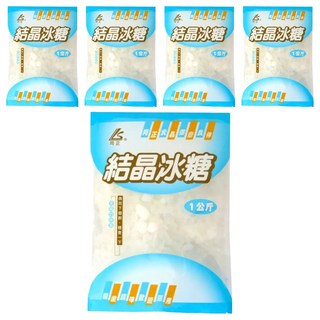 同正 結晶冰糖, 1kg, 5包