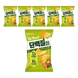 ORION 好麗友 Dr.You 高蛋白洋芋片 奶油烤魷魚口味, 60g, 6包