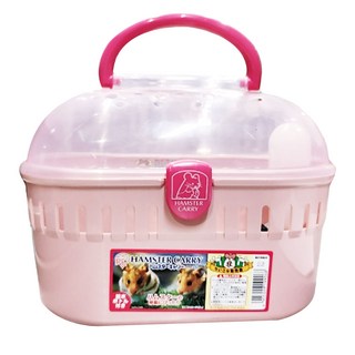 IRIS OHYAMA 愛麗思歐雅瑪 小動物外出提籃 HQ250-1, 粉色, 1個