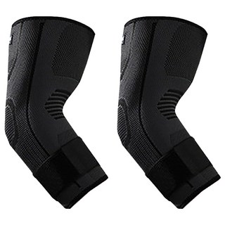 리치덕 팔꿈치보호대 2중보호 블랙, 2개