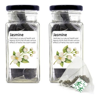 Olebien 茉莉花花草茶立體茶包, 1g, 15入, 2個