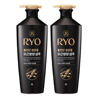 RYO 呂 黑豆髮根滋養弱酸性洗髮精 白花香, 820ml, 2瓶