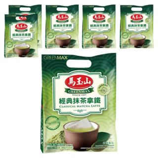 馬玉山 經典抹茶拿鐵, 20g, 16包, 6袋