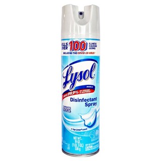 Lysol 來舒 消臭清新噴霧 亞麻清新 19oz 有效消臭、清新空氣 適用於各種居家空間, 538g, 1瓶