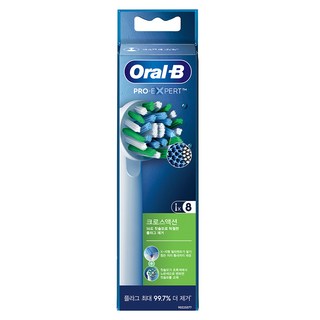 Oral-B 歐樂B Pro Expert多動向交叉刷頭 8入, EB50EX, 1盒