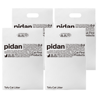 pidan 純豆腐貓砂, 原味, 2.4kg, 4包