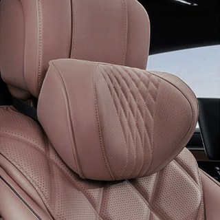 크로니클 토뷸라 프리미엄 차량용 목쿠션, 체스넛 브라운, 1개