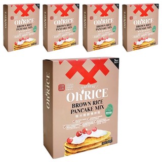 源順食品 羽衣甘藍糙米鬆餅粉, 100%天然糙米, 無麩質, 無鋁泡打粉, 450g, 5盒