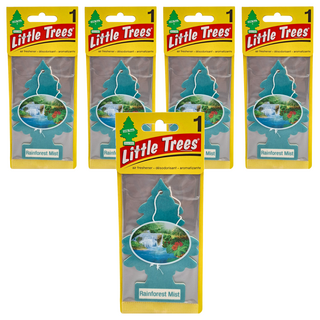 Little Trees 小樹 香片 迷霧雨林，適用於車內、家庭和辦公室, 7g, 5片