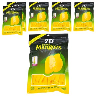 7D 芒果乾, 200g, 6包