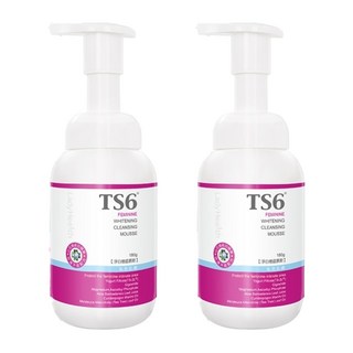 TS6 護一生 淨白植感慕斯 180g，含TS-2L益菌精華、山花精、維他命C，私密肌膚適用, 2瓶