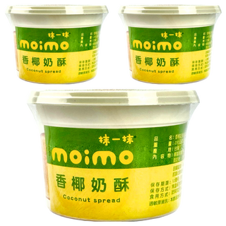moimo 抹一抹 香椰奶酥抹醬 (奶素), 230g, 3罐