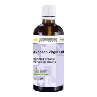 NEW DIRECTIONS 新方向 ACO有機基底油/按摩油/保濕油/基礎油/酪梨油, 1個, 100ml