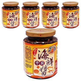菊之鱻 澎湖海鮮干貝醬 百搭美味, 450g, 5罐