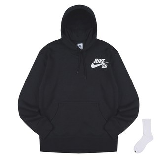 Nike 男款 SB Icon 連帽T恤 CW7065-010 + Welldone 襪子