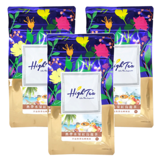 High Tea 伂橙 熱帶水果紅烏龍茶 Set 12入, PLA環保茶包, 台灣嚴格農藥殘留檢驗, 3.5g, 3袋