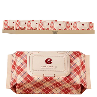 enblanc 輕柔石榴 掀蓋型純水濕紙巾, 80張, 10包