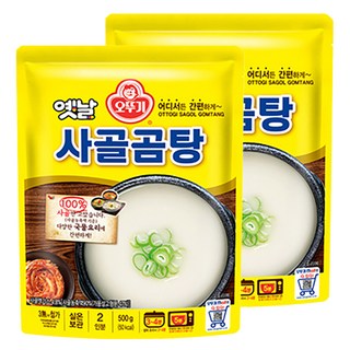 오뚜기옛날 사골곰탕, 500g, 2개