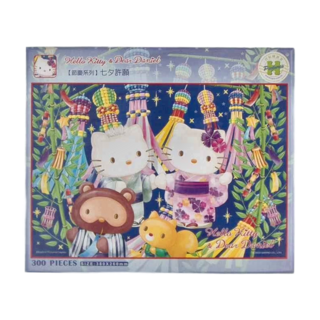 HUNDRED PICTURES 百耘圖 Hello Kitty 節慶系列 七夕許願拼圖 Set 300片, Multicolor, 1盒