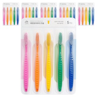 Back to Basics 大王王牌寬頭牙刷 繽紛5入組, 6套