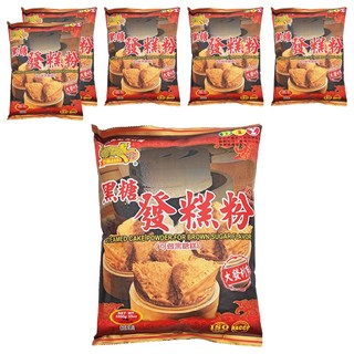 金錢豹 黑糖發糕粉 可做黑糖糕, 1kg, 6包