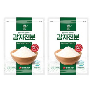 본테이스트 100% 감자전분, 1kg, 2개