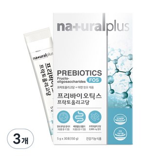 naturalplus 果寡糖益生菌粉隨身包, 3盒, 150g