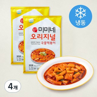미미네 오리지널 국물떡볶이 (냉동), 570g, 4개