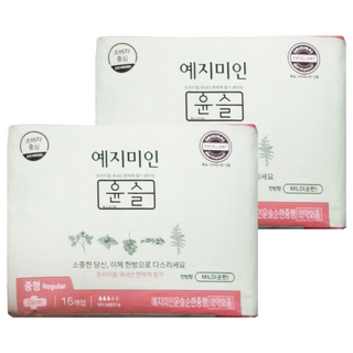 Yejimiin 玥之美人 草本精華棉質衛生棉 25cm 16片 漢方, 2包