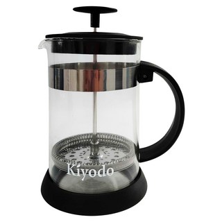 Kiyodo 法式濾壓沖泡壺, 800ml, 1個, 黑色
