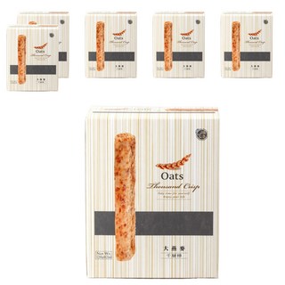 口福不淺 大燕麥千層棒 酥酥脆脆 添加營養麥片穀物 無添加化學成分, 120g, 6盒