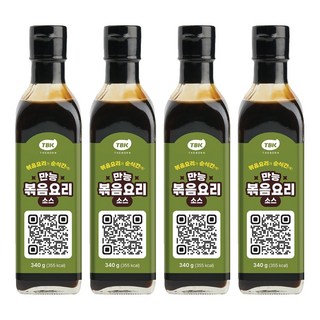 Back Cook 白鍾元的萬能炒醬, 4個, 340g