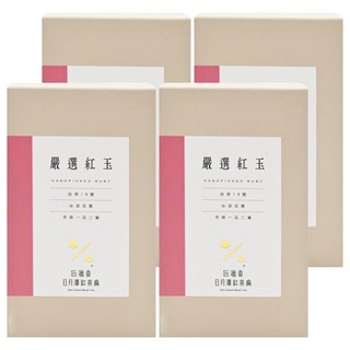 HOHOCHA 喝喝茶 嚴選台茶18號 紅玉 Set, 手採芯二葉, 日月潭紅茶廠, 24包, 2.2g, 4盒