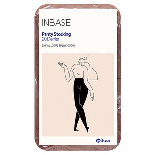 InBase 女款 緊密高彈力 加長褲襪 20D 10入