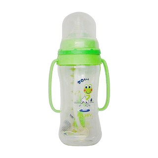 DOOBY 大眼蛙 寬口超乳感奶瓶, 顏色隨機, 270cc, 1個