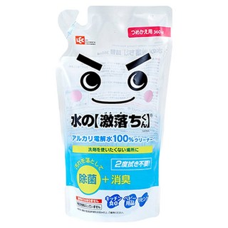 激落君 鹼性電解水去污噴劑補充包 除菌+消臭, 360ml, 1包