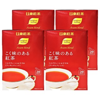 日東紅茶 紅茶茶包 原味茶包, 2g, 20包, 4盒