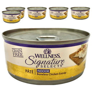 WELLNESS 寵物健康 SS 名廚特選主食罐 貓用, 鮮雞肉泥, 150g, 6罐