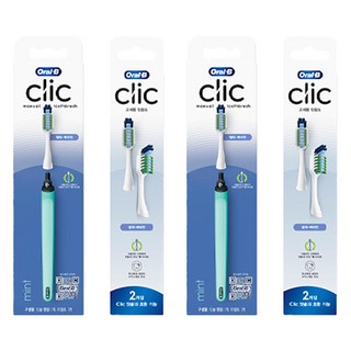 Oral-B 歐樂B Click 多功能護理牙刷組, 2組, 4入