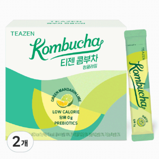 TEAZEN 茶禪 康普茶 青橘萊姆口味, 2盒, 5g, 30條