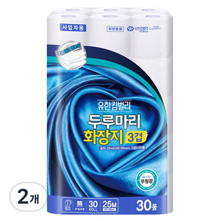 Kleenex 舒潔 3層捲筒衛生紙, 25m, 30入, 2個