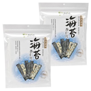 榖粒珍 海苔原味杏仁片, 40g, 2包
