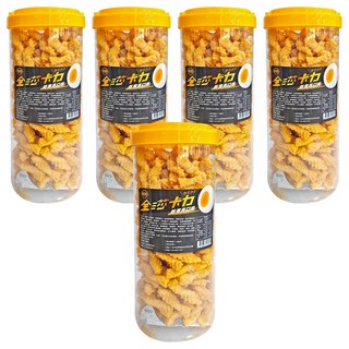 吉時饌 超大罐金沙卡力 (鹹蛋黃口味), 250g, 5罐