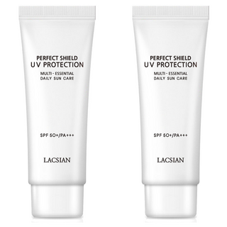 Laxian Perfect Shield 防曬防曬霜 SPF50+ PA+++, 60ml, 2個