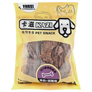 KAZI 卡滋 BETA 羊羊咬咬骨 台灣製造 嚴選台灣優質食材 羊肉+胡蘿蔔 新鮮方便, 羊肉 + 胡蘿蔔, 200g, 1包